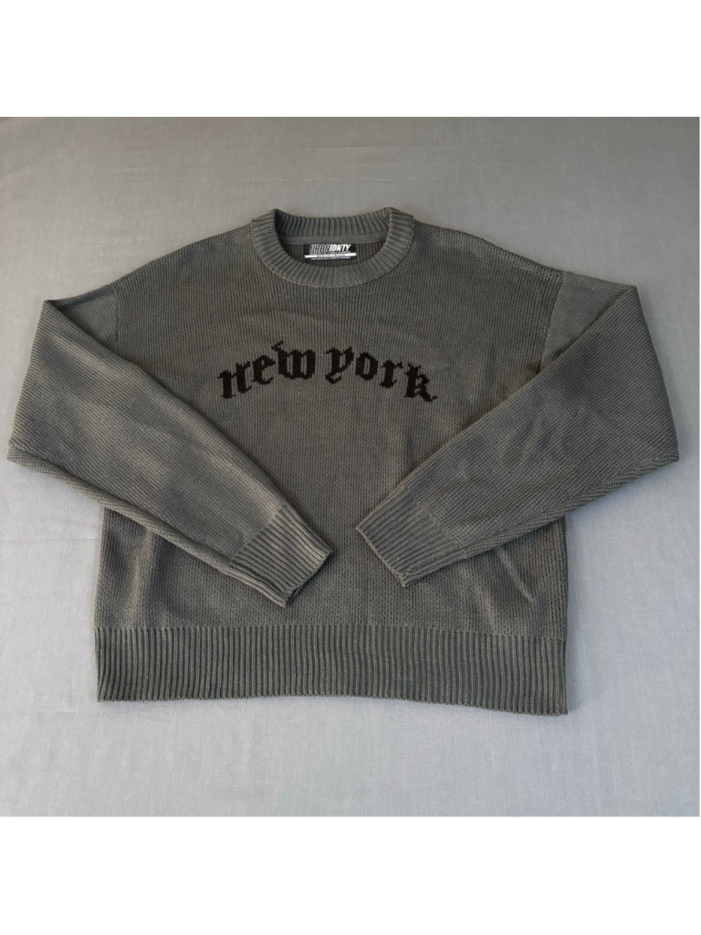 URBNIDNTY New York Knit Crewneck Sweater
